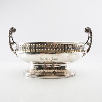 Jardinière, 1920s, silver plate.