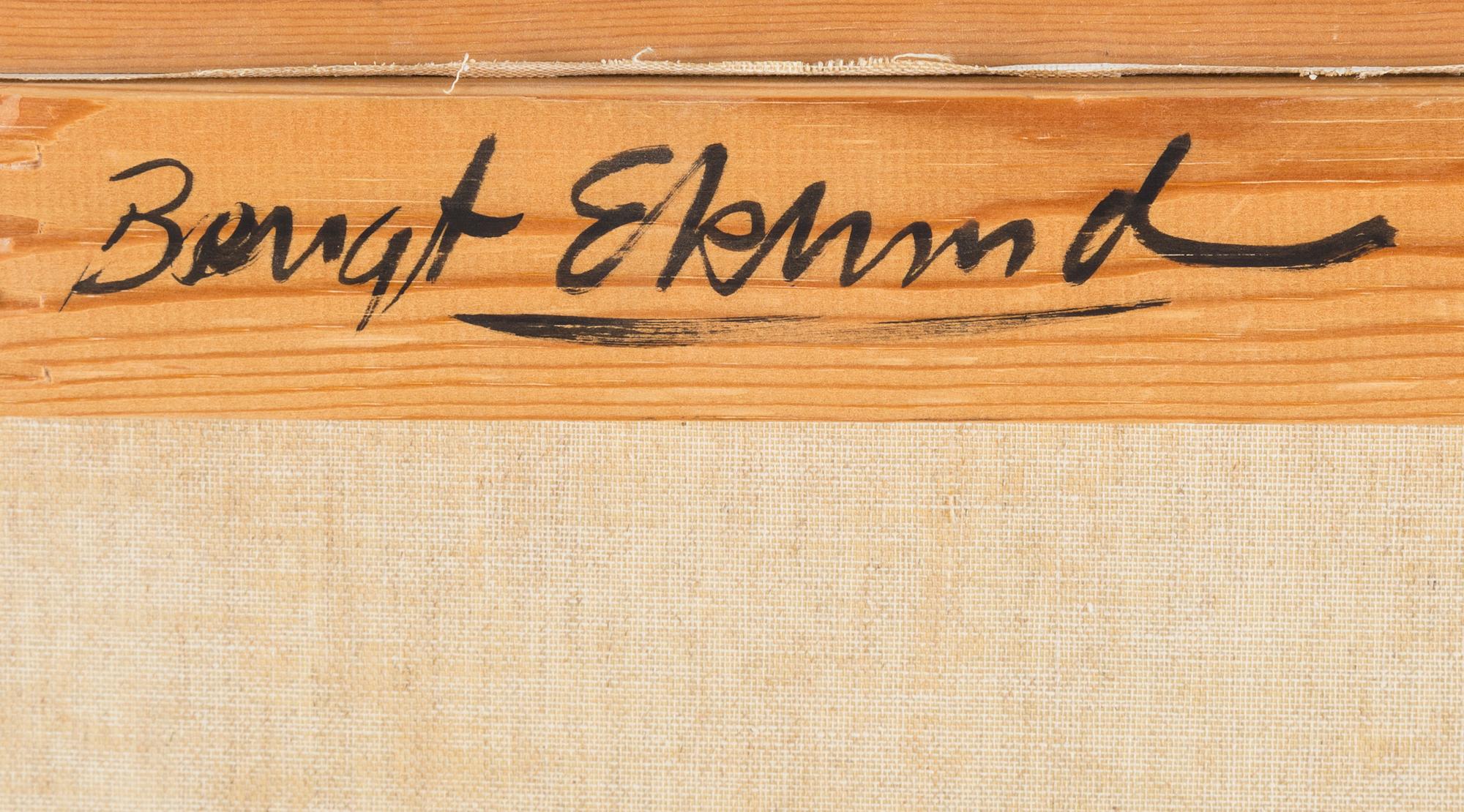 BENGT EKLUND, olja på duk, signerad.