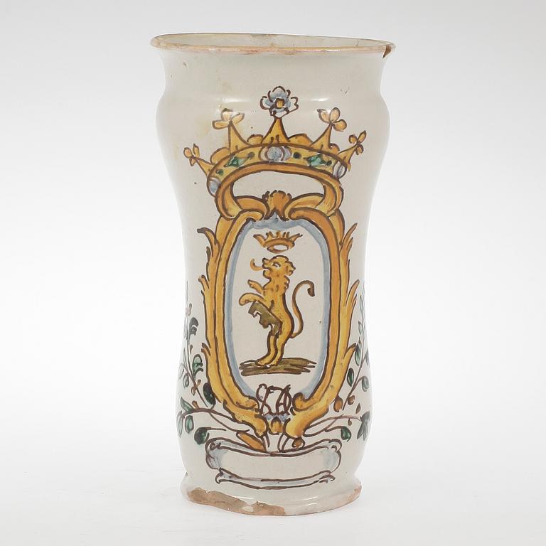 VAS, fajans, sannolikt Italien, 1700-tal.