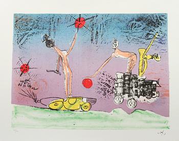 Roberto Matta · ROBERTO MATTA, färglitografi, signerad och numrerad 46/60.