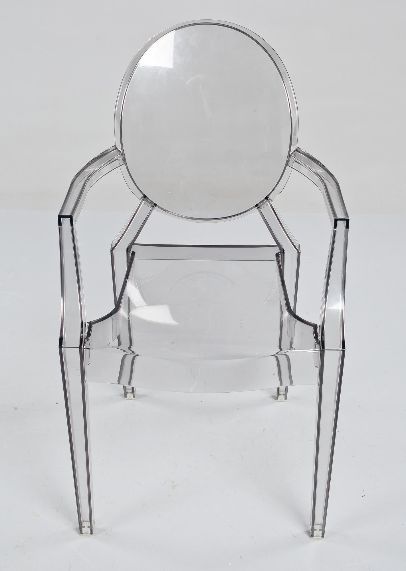 KARMSTOL, "Louis Ghost", Philippe Starck, 1900/2000-tal.