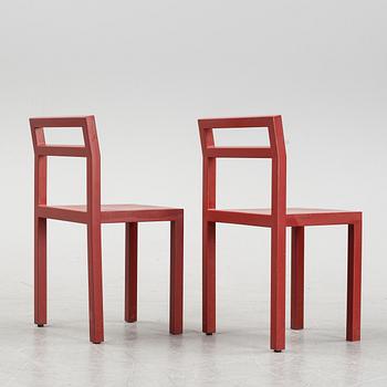 Boris Berlin/Poul Christiansen, bord med två stolar, "Non", Komplot design, Källemo.