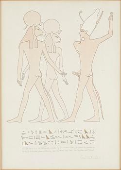 Oscar Reutersvärd, Egyptian erotic motif.