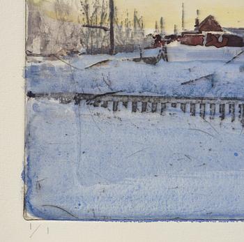 Lars Lerin, Snow.