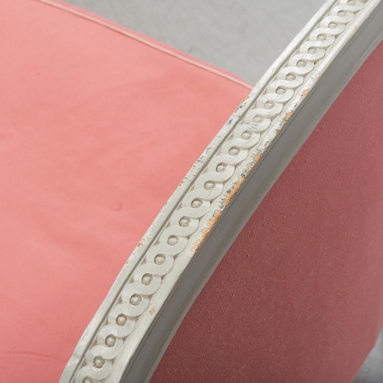 A Gustavian daybed, late 18th Century.