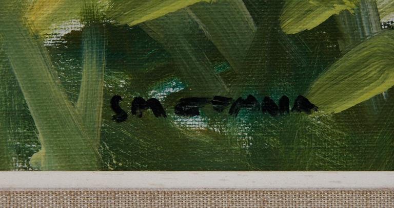 SMETANA, MONICA, olja på duk, sign.