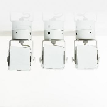 Thomas Bernstrand & Mattias Ståhlbom, a set of three 'Foto' spotlights, 2007.