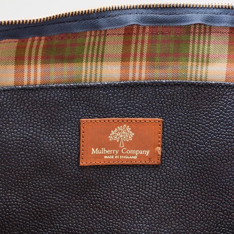 A weekend bag by Mulberry.