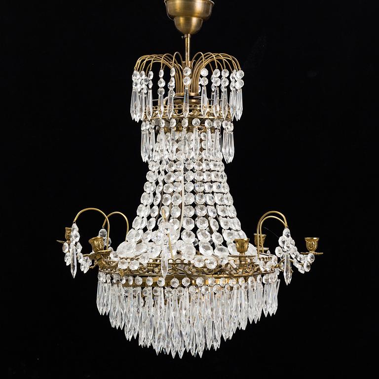 A second half 20th century chandelier.