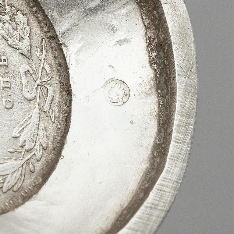 Kåsa, silver, oidentifierad mästare, Lettland ca 1920-1939.