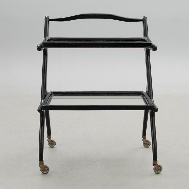 A serving trolley, 'Milano', Keravan puusepäntehdas, Stockmann, Finland. 1950s-1960s.