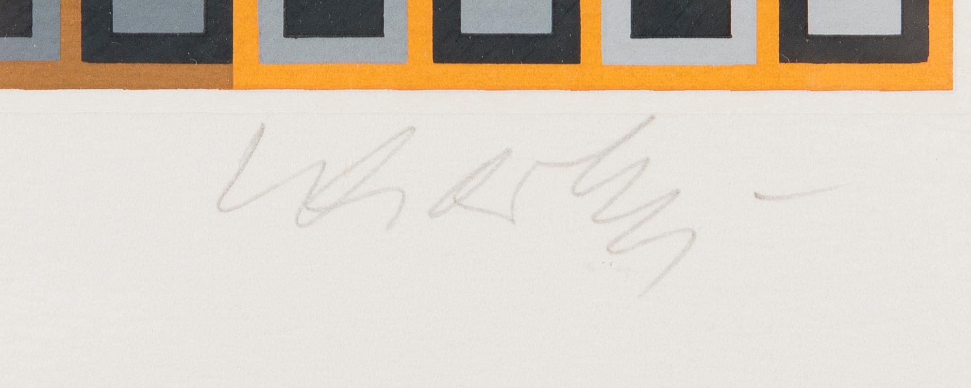 VICTOR VASARELY, serigraph, signed and marked 9/250.