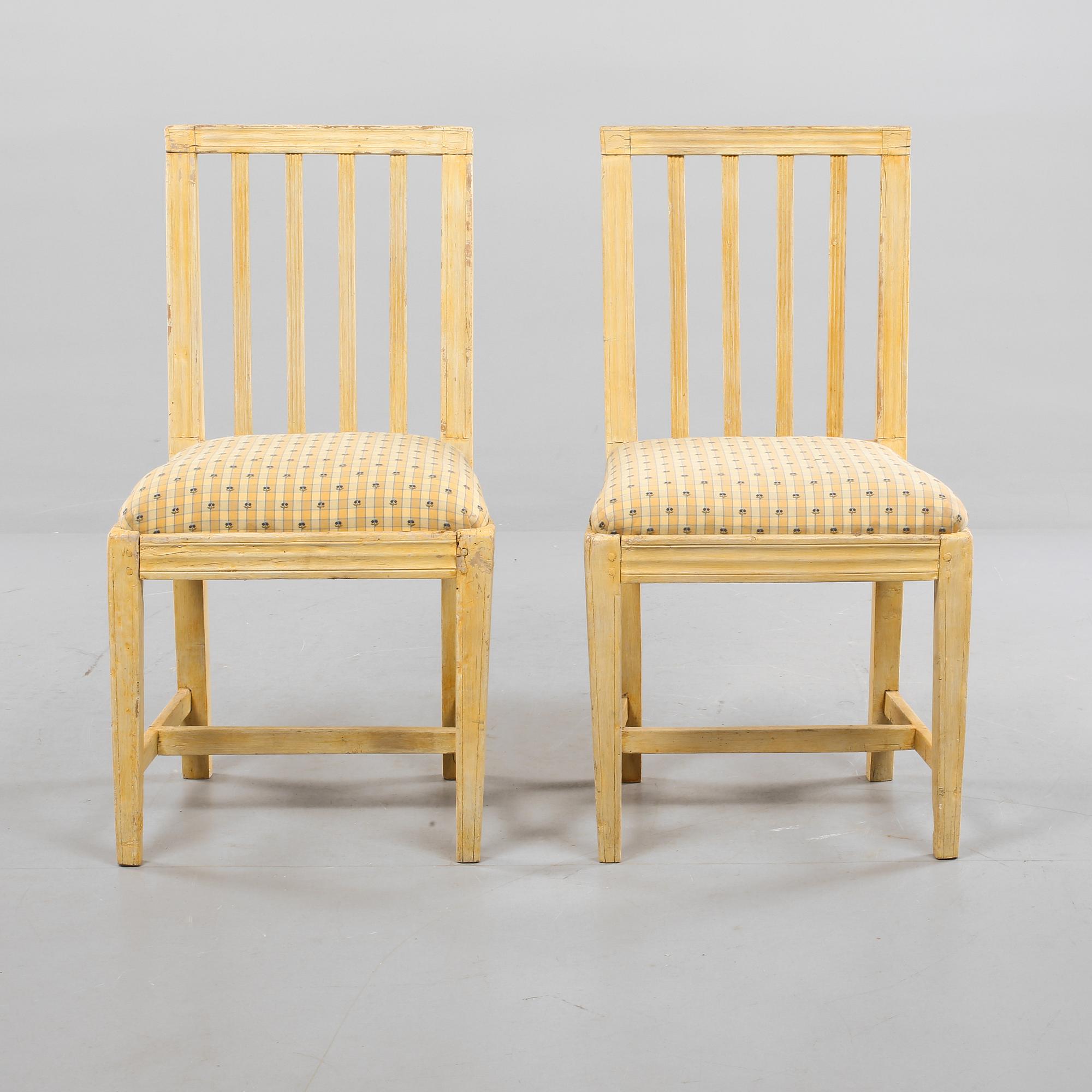 STOLAR, ett par, 1800-tal.
