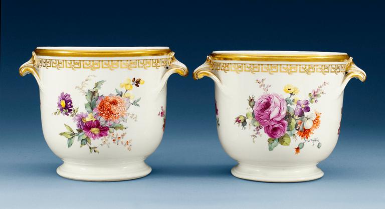 A pair of Berlin wine coolers, 19th Century. (2).