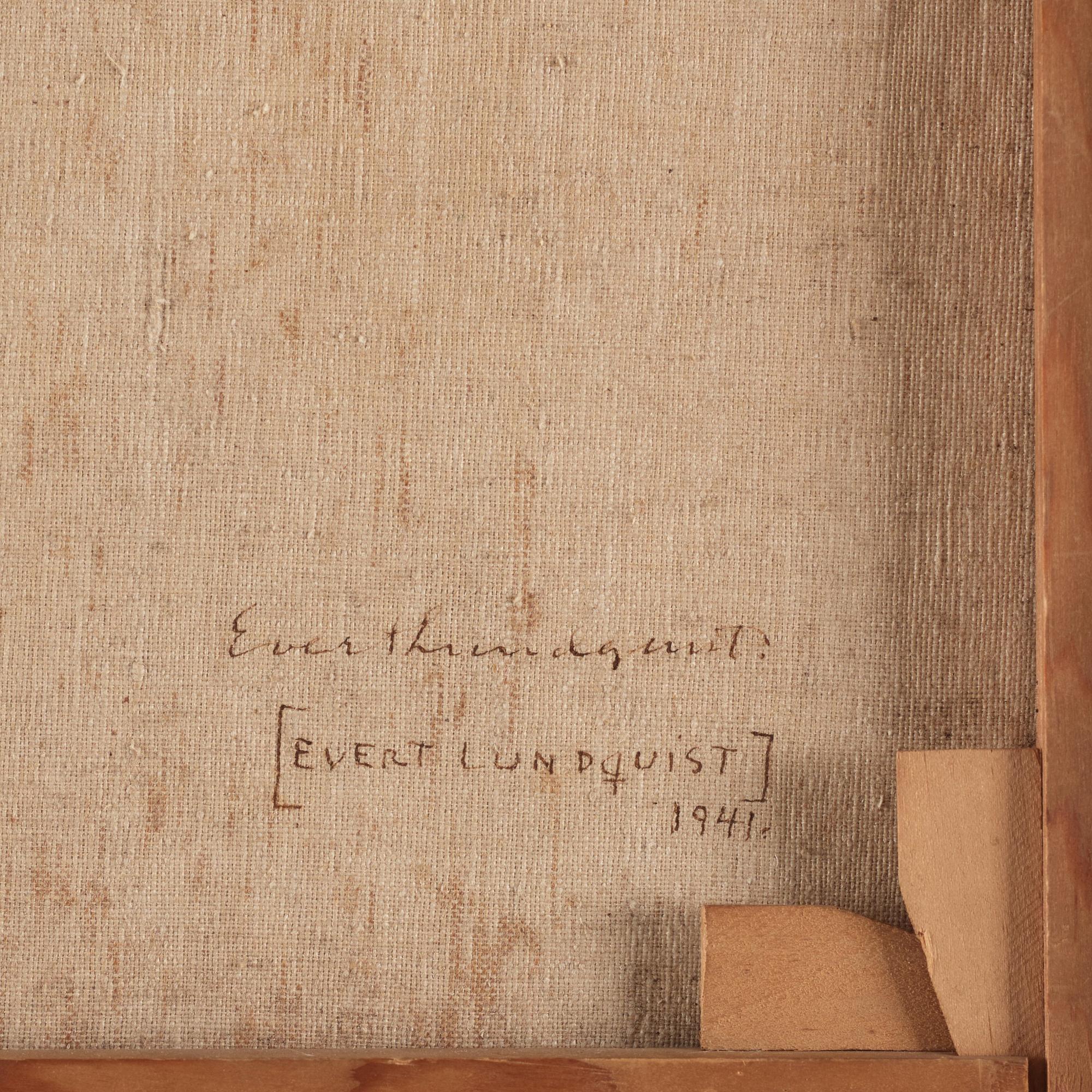 Evert Lundquist, Sketch to composition "Standing woman".