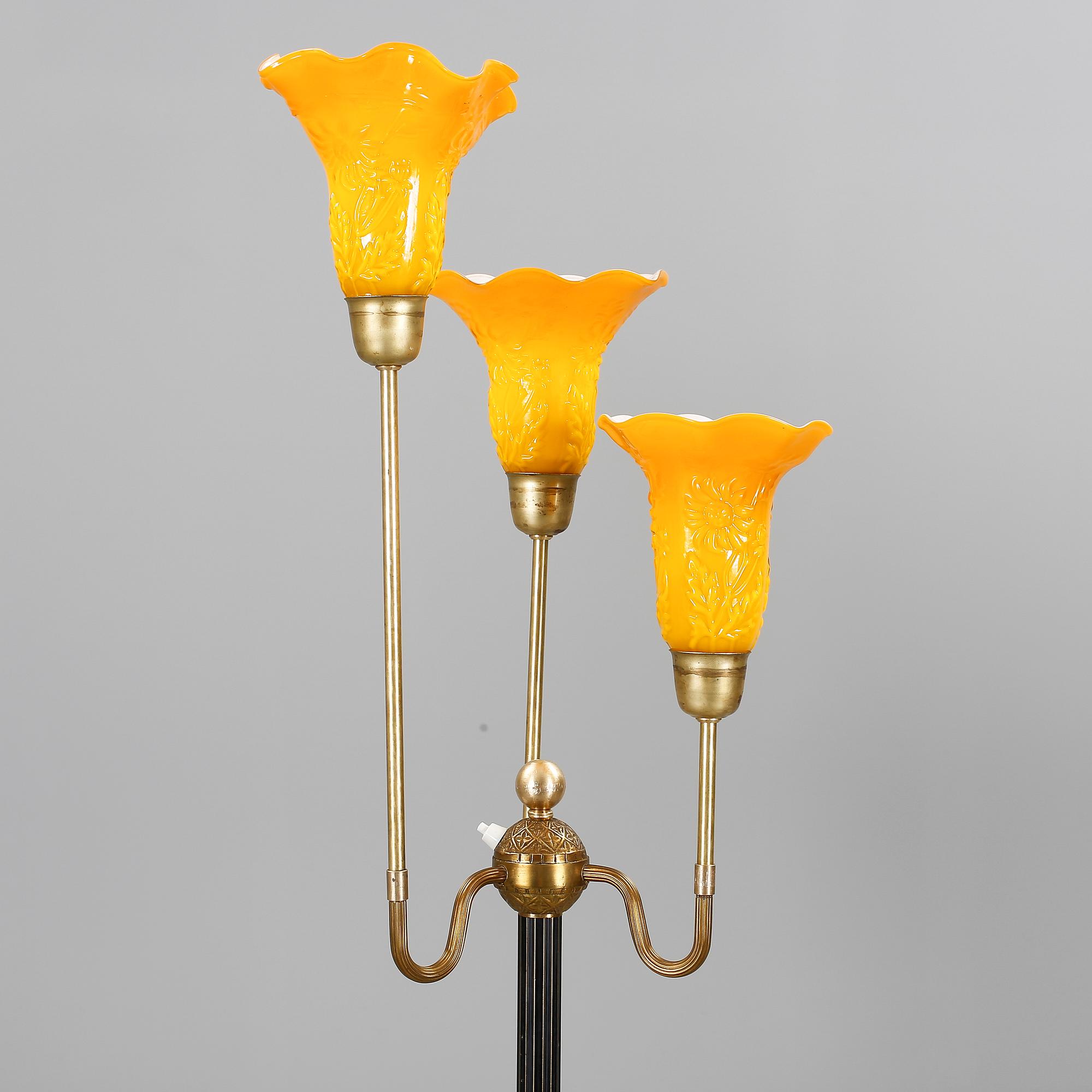 Golvlampa, 1900-tal.