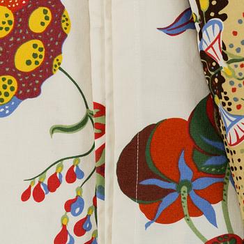 JOSEF FRANK, a pair of 'Vegetable Tree' cotton curtains from Svenskt Tenn.