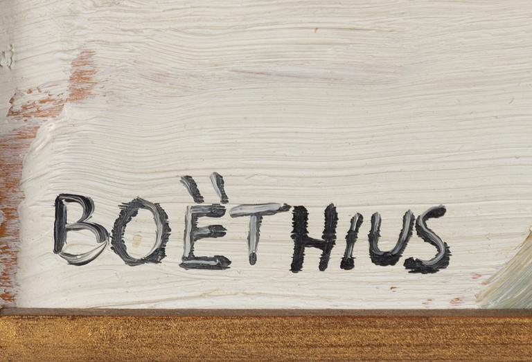 Lars Boëthius, Army Museum with Hedvig Eleonora Church in the background (Motif from Stockholm).