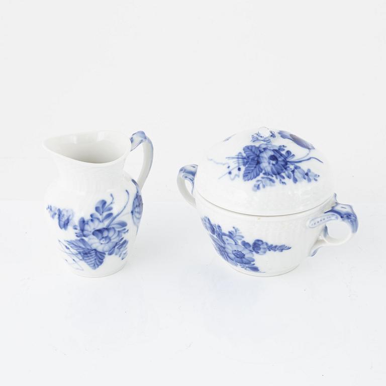 A 25-piece 'Blå blomst' porcelain coffee service, Royal Copenhagen, Denmark.