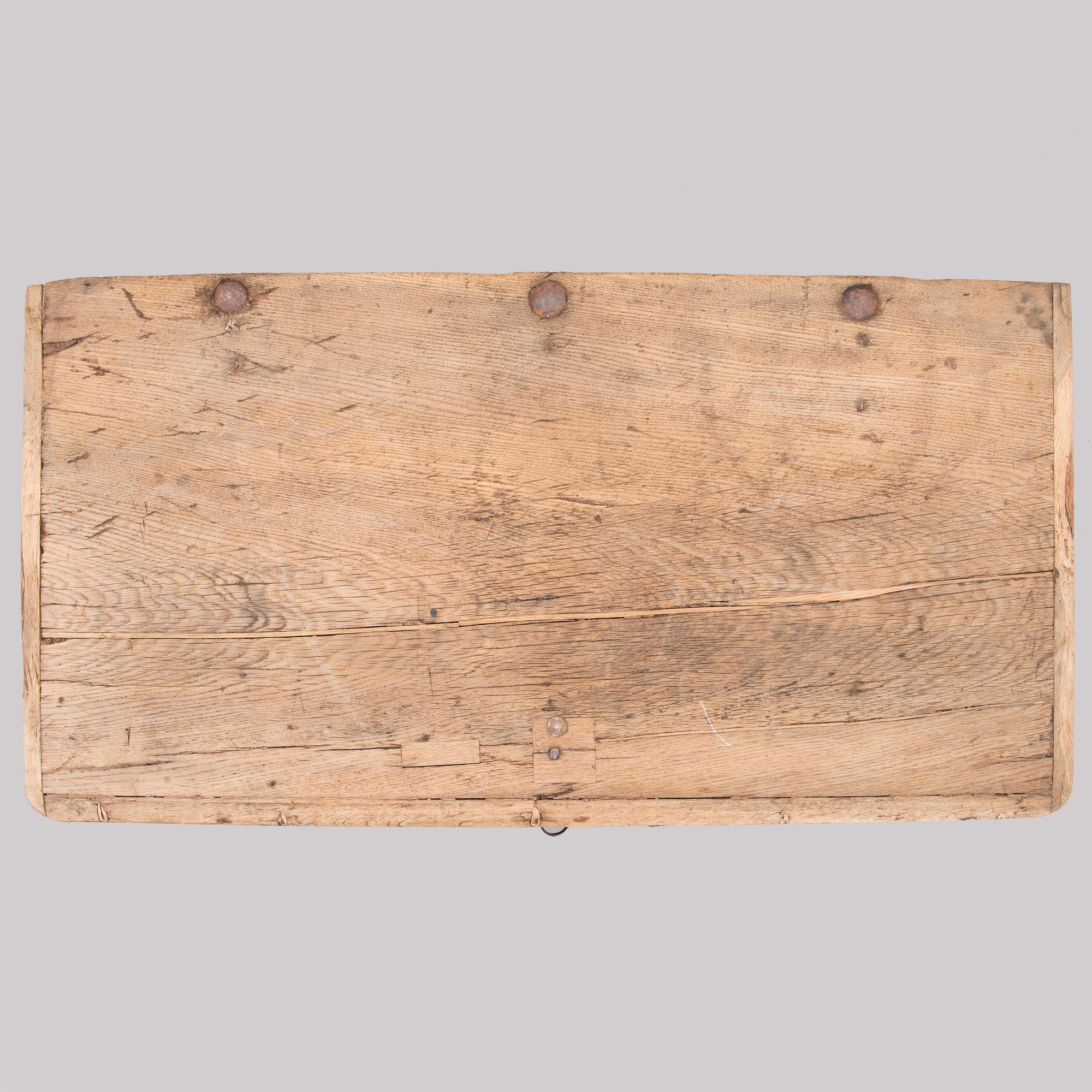 A 17th/18th century chest.
