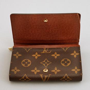 LOUIS VUITTON, a monogram canvas wallet.
