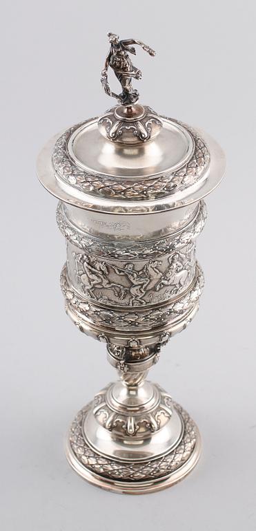 POKAL, silver, C.G Hallberg, 1887.