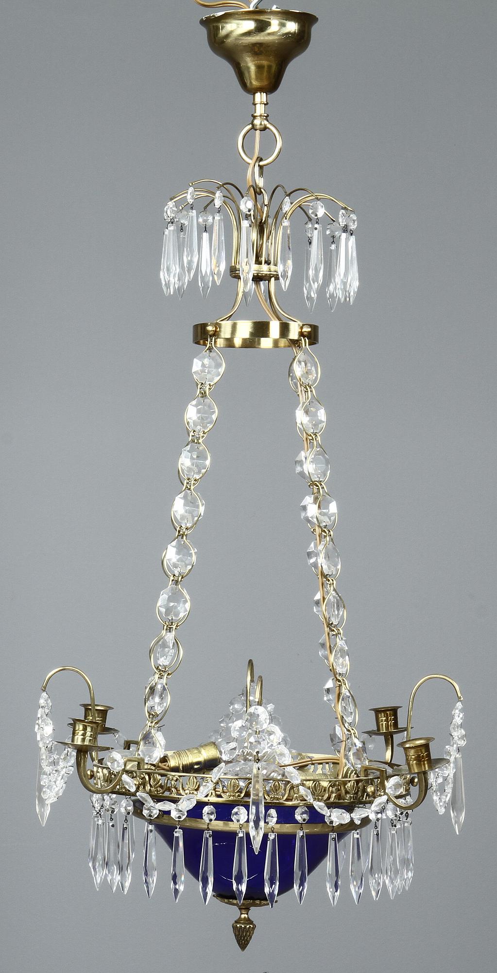 LJUSKRONA, empirestil, 1900-tal. H 70.