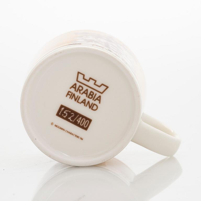 Moomin-mug, porcelain, 'Fazer Café', Moomin Characters, Arabia 2004, numbered 152/400.