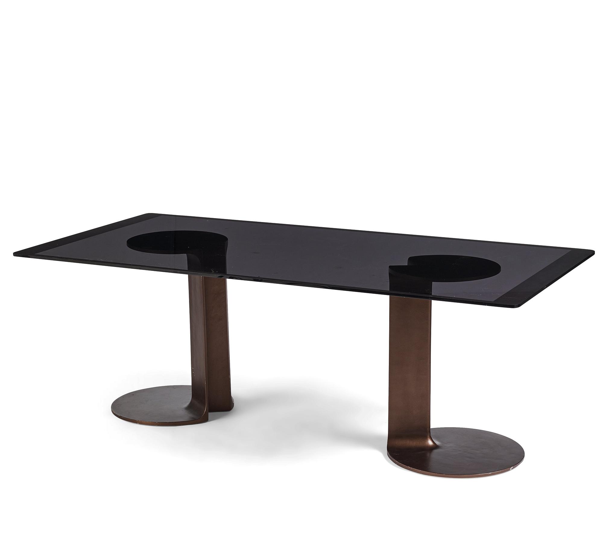 Tobia Scarpa, & Afra Scarpa, a dining table for Poggi, Italy 1970's.