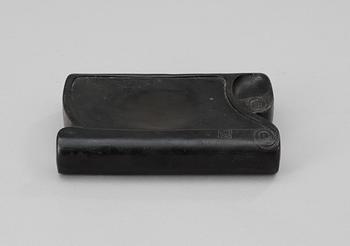 25. An ink stone probably late Qing dynasty.