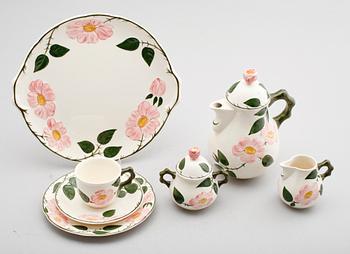 KAFFESERVIS, porslin, "Wild Rose", Villeroy & Boche.