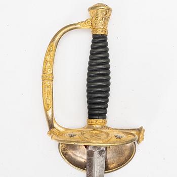 French sword, 19th century, for an officer.