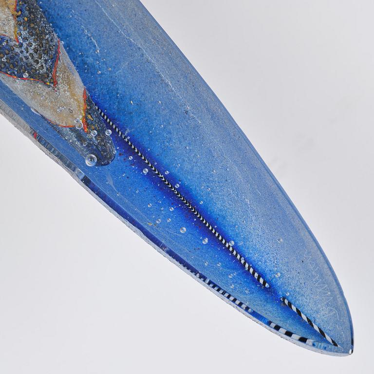 Bertil Vallien, "Sleeping Princess un-20", a unique sand cast glass sculpture, Kosta Boda, Sweden.
