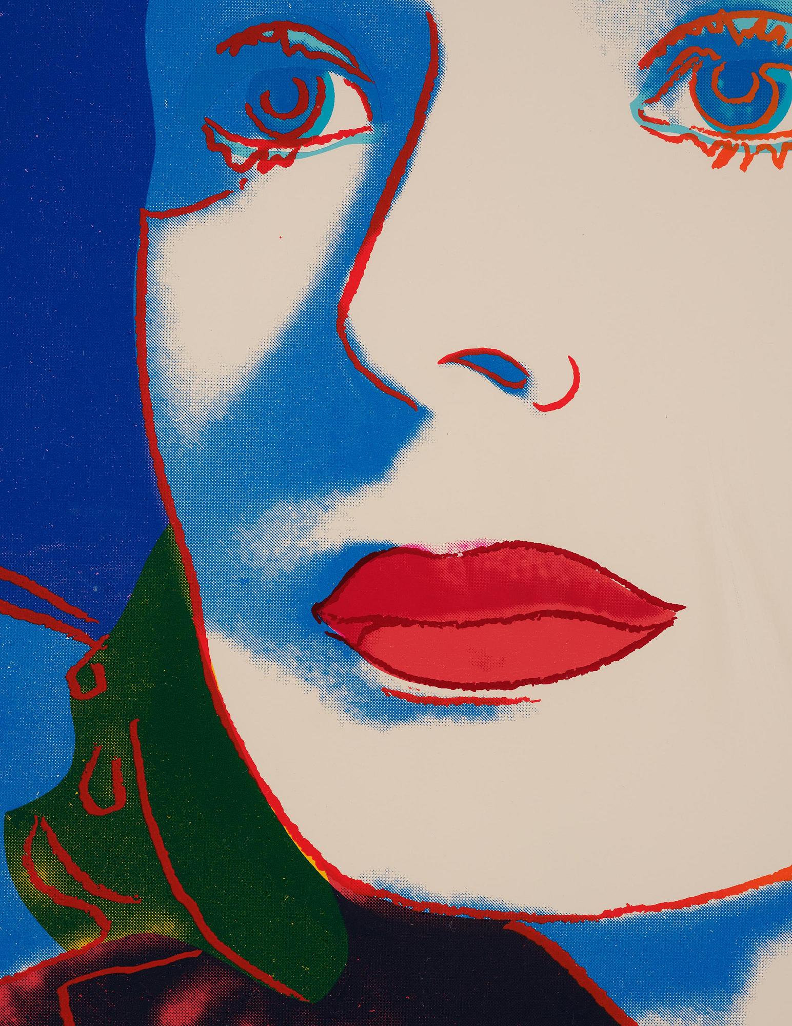 Andy Warhol, "With Hat", from: "Ingrid Bergman".