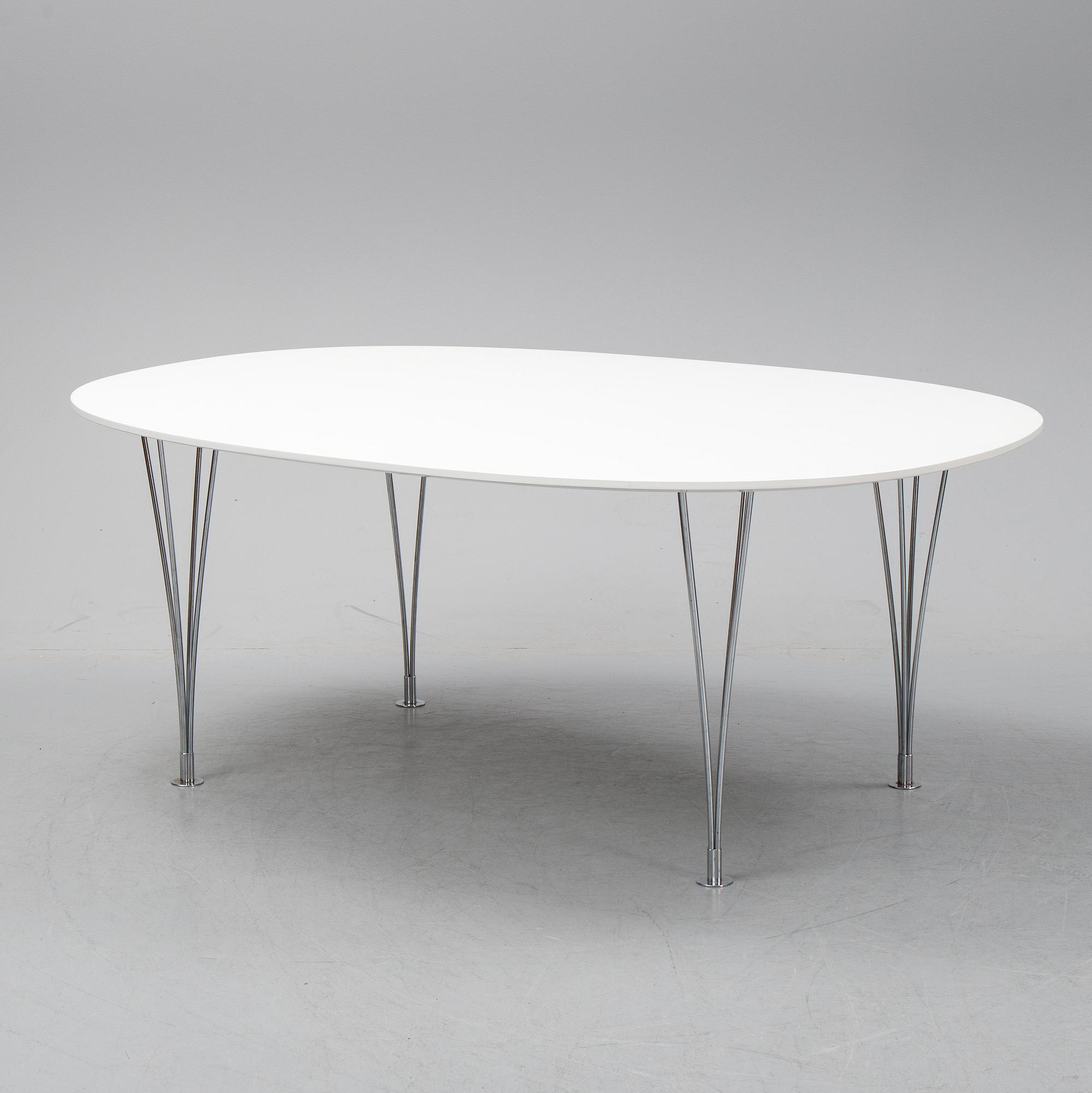 Piet Hein & Bruno Mathsson, matbord, "Superellips", Mathsson International, Värnamo.