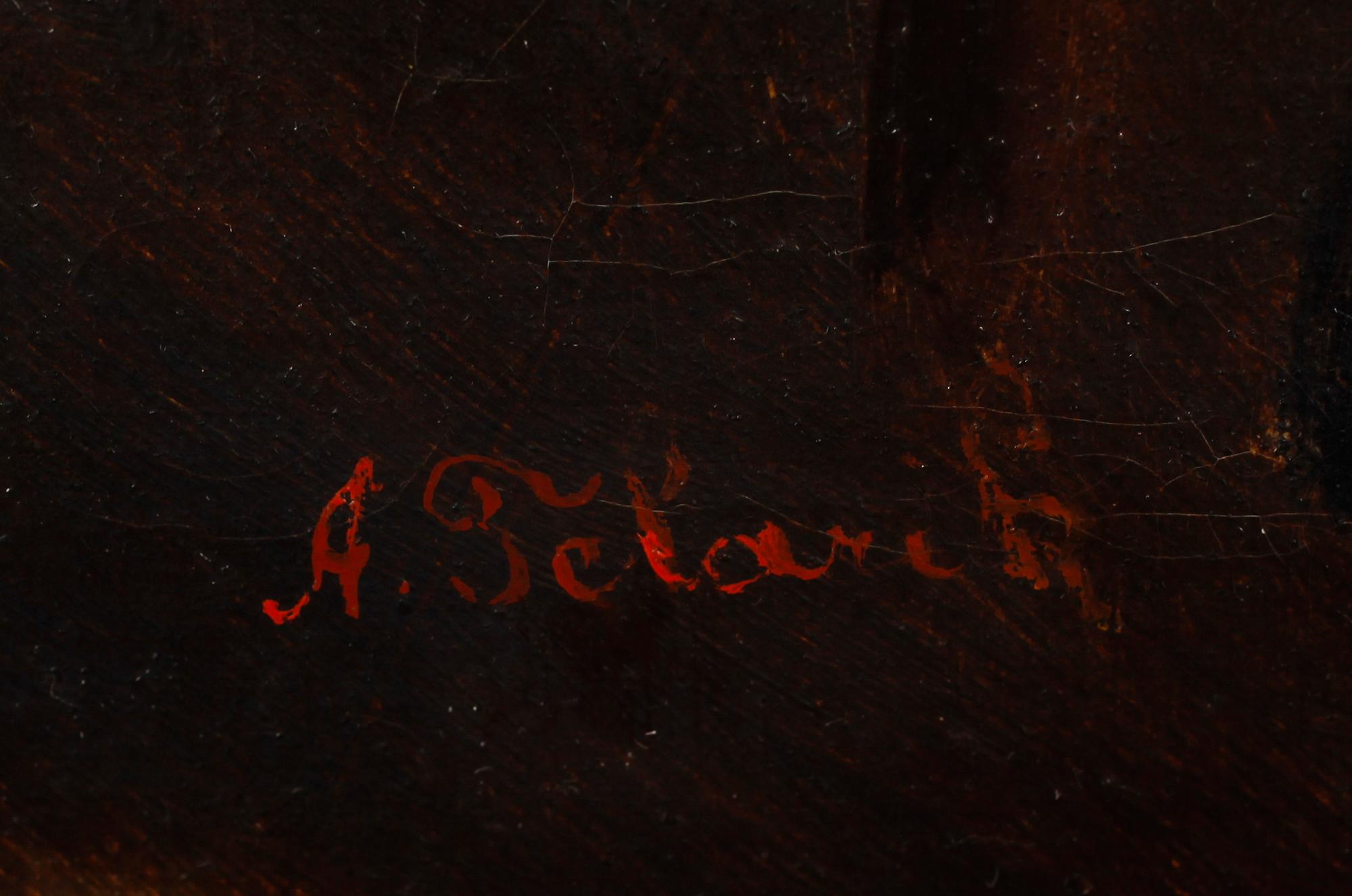 ALOIS TELARIK, olja på duk, signerad.