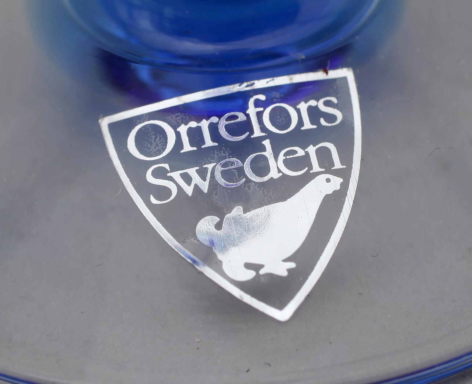 LIKÖRGLAS, 12 st samt SELTERSGLAS, 12 st, Nobel, Gunnar Cyrén, Orrefors.