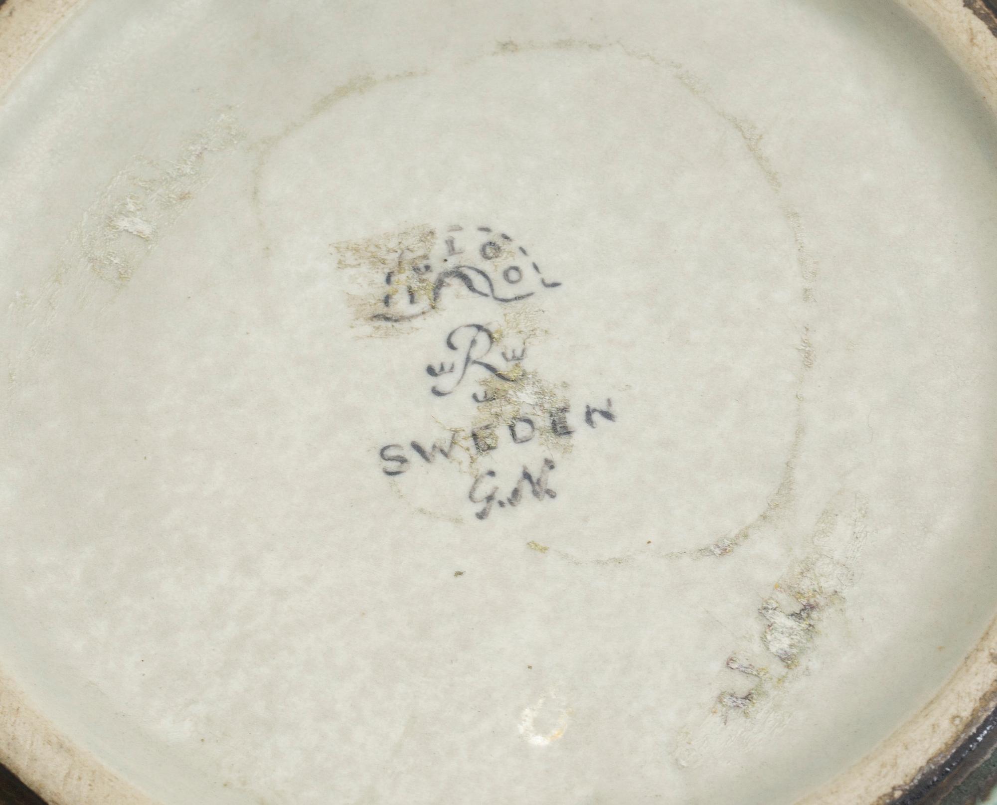 VAS och SKÅLAR, 3 st, stengods, Gunnar Nylund och Carl-Harry Stålhane, Rörstrand.