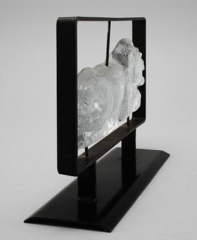 ERIK HÖGLUND, skulptur, glas, Boda, ej signerad.