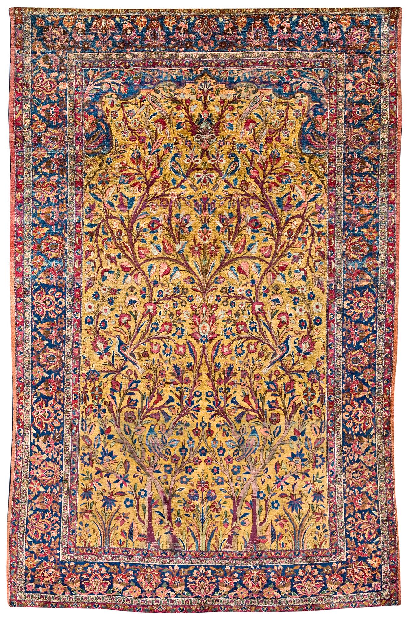 SEMIANTIK SILKE KESHAN. 194 x 129,5 cm.
