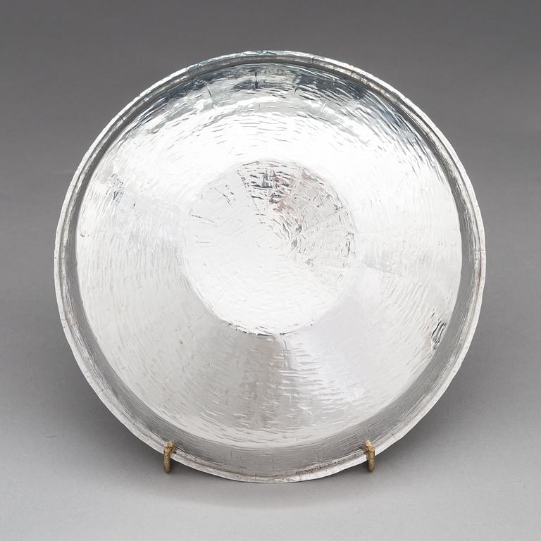 Tapio Wirkkala, Silver bowl TW289, marked TW, Kultakeskus, Hämeenlinna 1965.