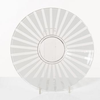 Bengt Orup, glasservis, "Strikt", 75 delar, Johansfors, 1950-tal.