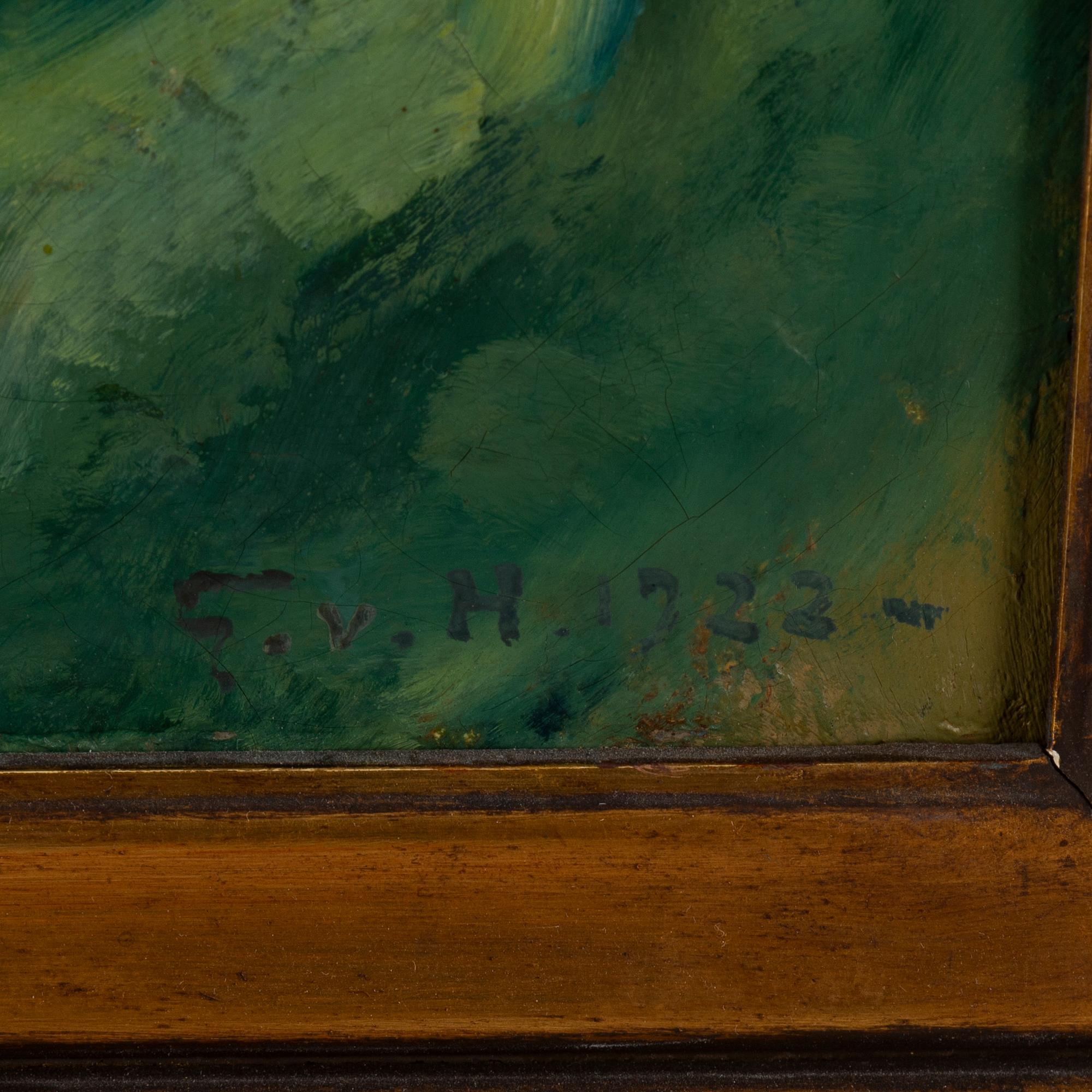 GÖSTA VON HENNIGS, oil on canvas, signed with initials and dated 1922.