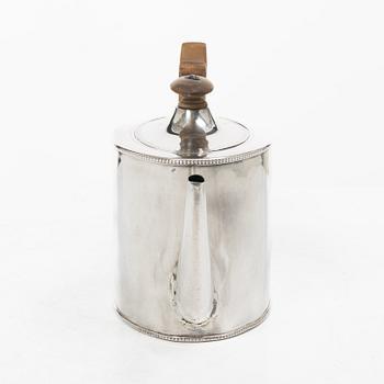 Tekanna, silver, London 1784.