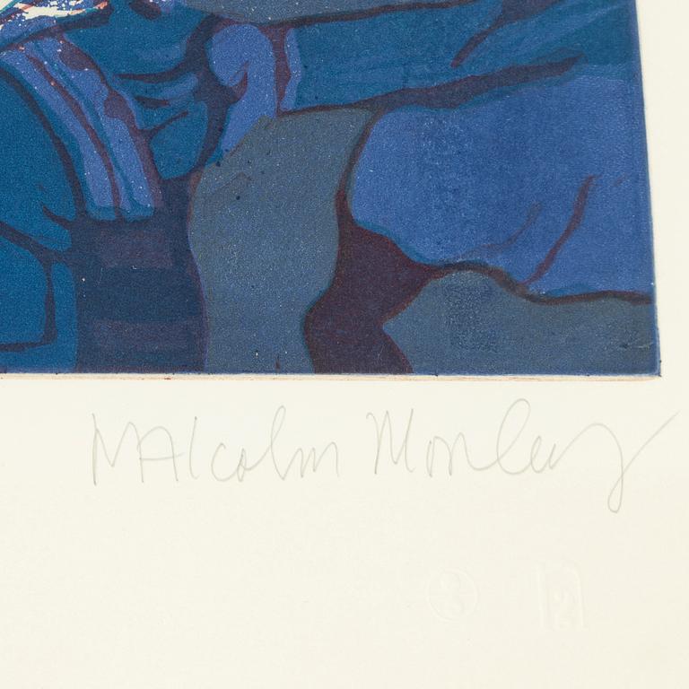 Malcolm Morley, etching & aquatint, 1984, signed 51/75.