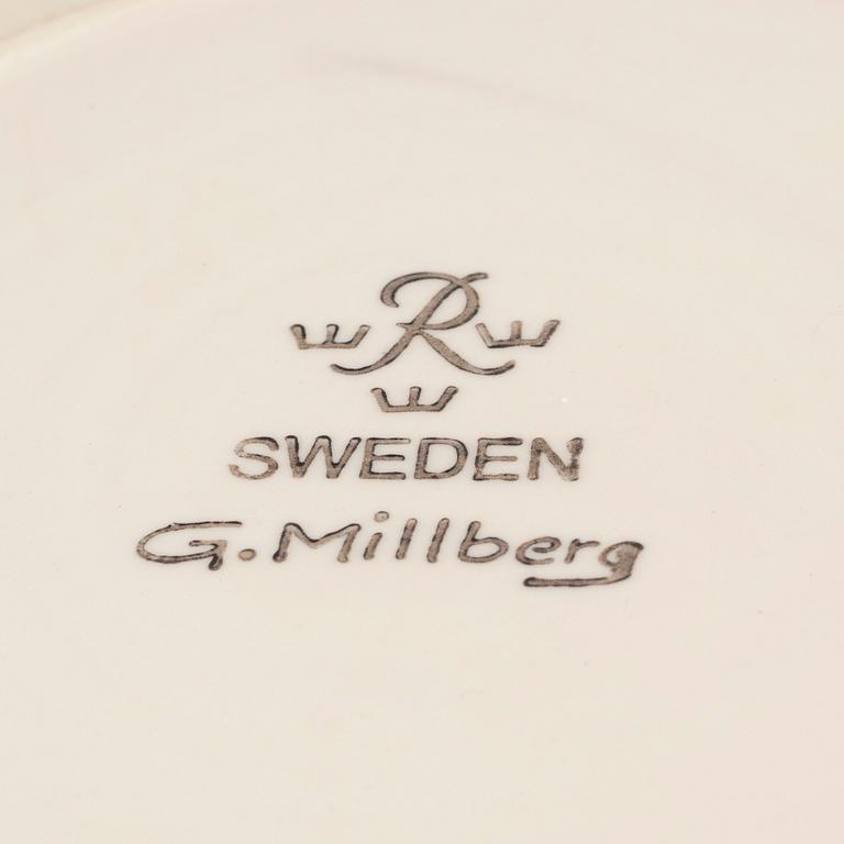 Eight pieces of stoneware, partly by Carl-Harry Stålhane, second half of the 20th century.