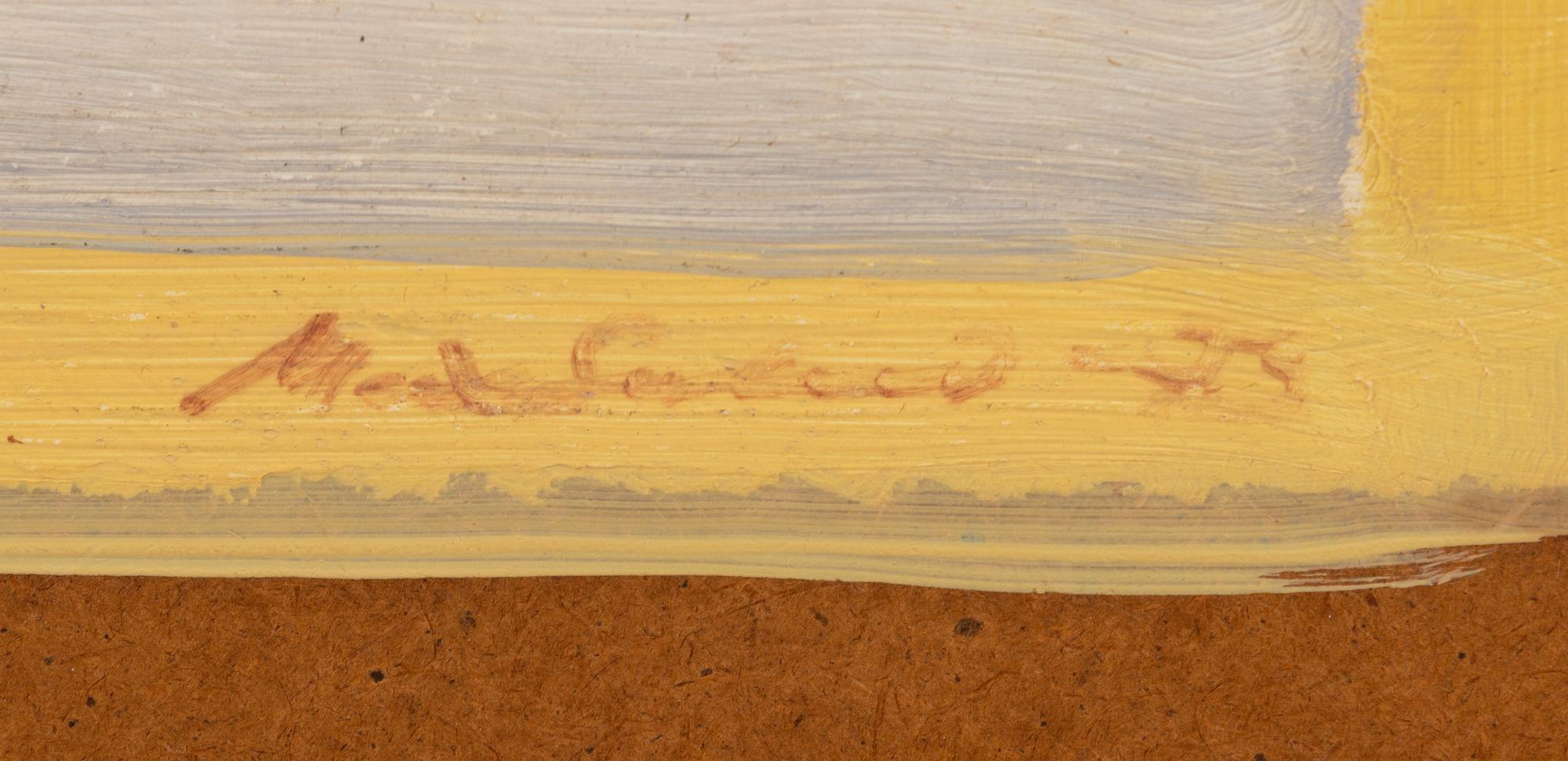 MAX SALMI, olja på masonit, signed and dated -73.