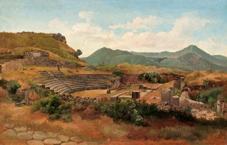 Gustaf Wilhelm Palm, Romerska teatern i Frascati i Albanerbergen.
