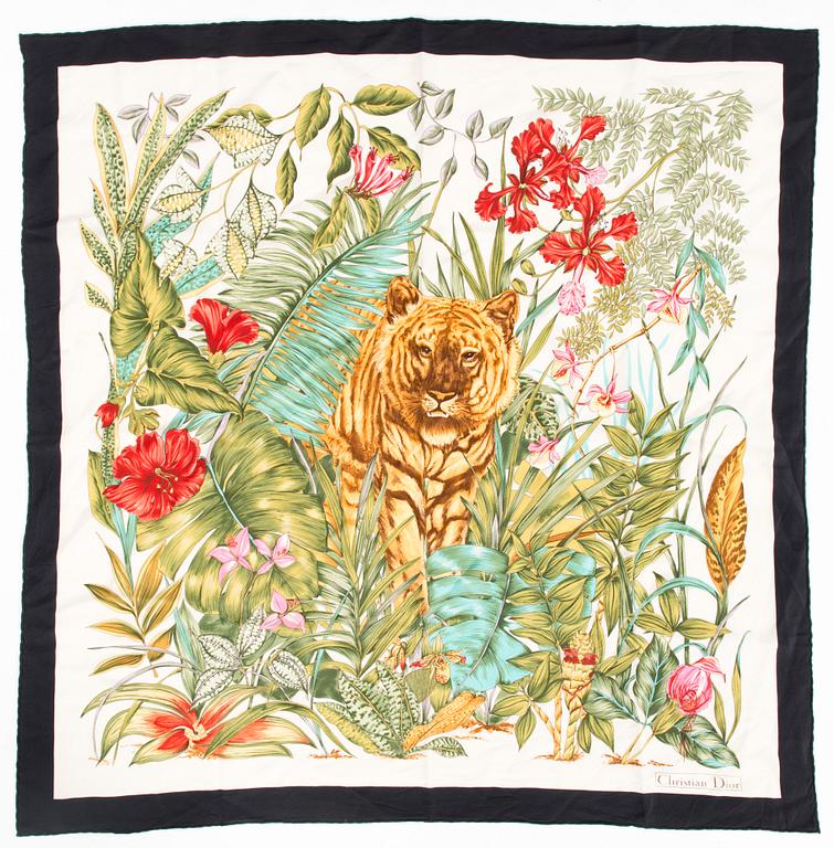CHRISTIAN DIOR Silk Scarf.