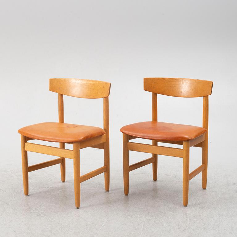 Børge Mogensen, six chairs, "Öresund", Karl Andersson & Söner, Huskvarna.